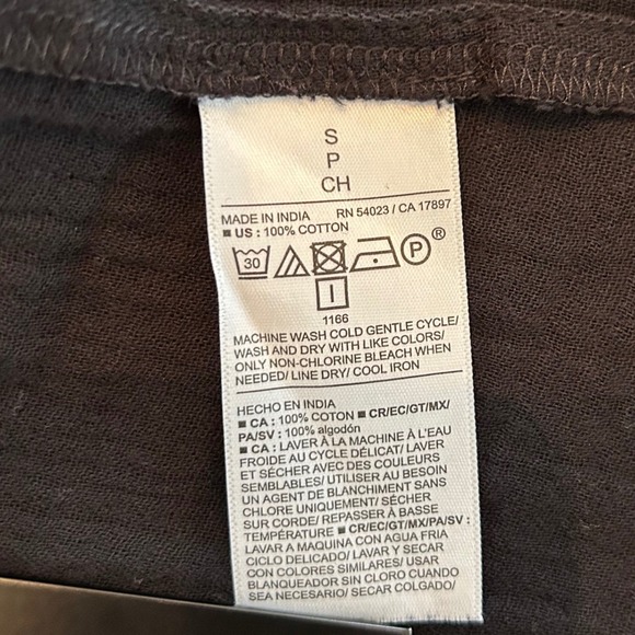 Old Navy SS Demi Swing Dress Black Jack Cotton Gauze Ruffle V-Neck Small NWT - Picture 10 of 12